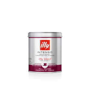 illy intenso roast - intenso roast blend - ground coffee 125g