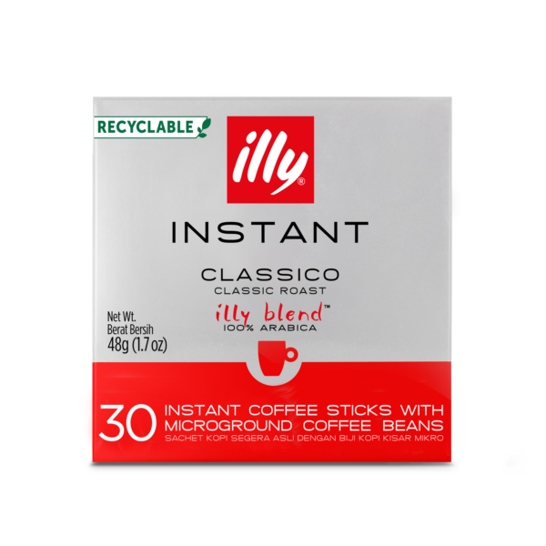 illy Instant Coffee Sticks 30s 1.6g - Classico (Regular Size)