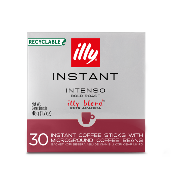 illy Instant Coffee Sticks Regular 1.6g 30s – Intenso (Regular Size) [ETA: 15 March]