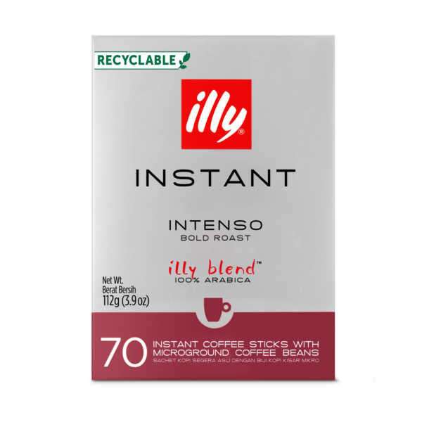 illy Instant Coffee Sticks Regular 1.6g 70s – Intenso (Regular Size) [ETA: 15 March]