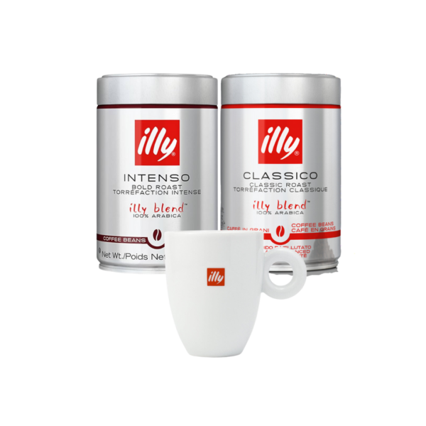 Love Sip Gift Set @$48: Whole Bean Bundle with Illy Logo Mug