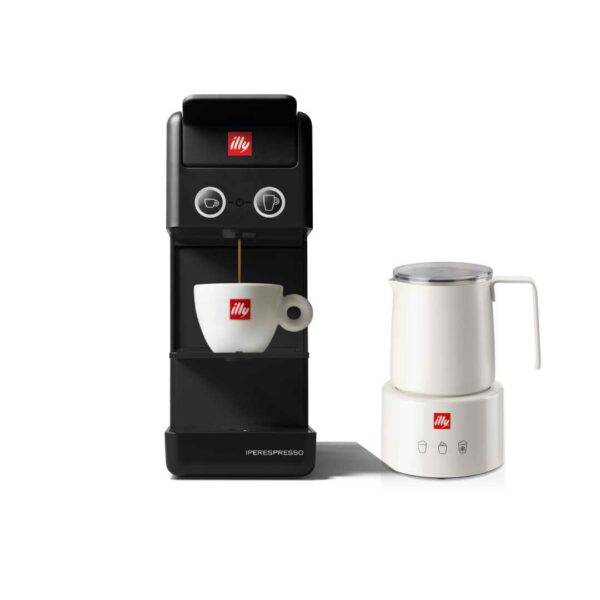 Y3.3 iperEspresso Machine - Black + Milk Frother (Free 1x Can of IperEspresso Classico 21s)