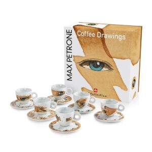 Max Petrone Set of 6 Cappuccino Cups