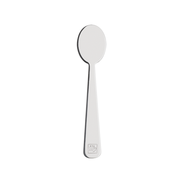 illy ombra spoon, stirrer, espresso cup
