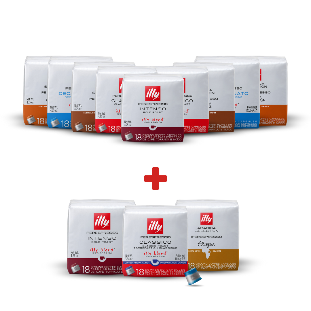 9+3 Bundle: iperEspresso 18 Capsules